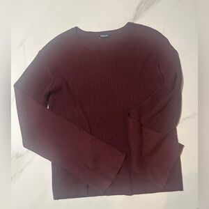 Splendid GEORGIE CASHBLEND RIB SWEATER Burgundy